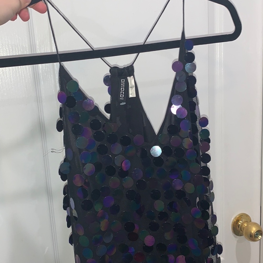 H&M DIVIDED short disco dress